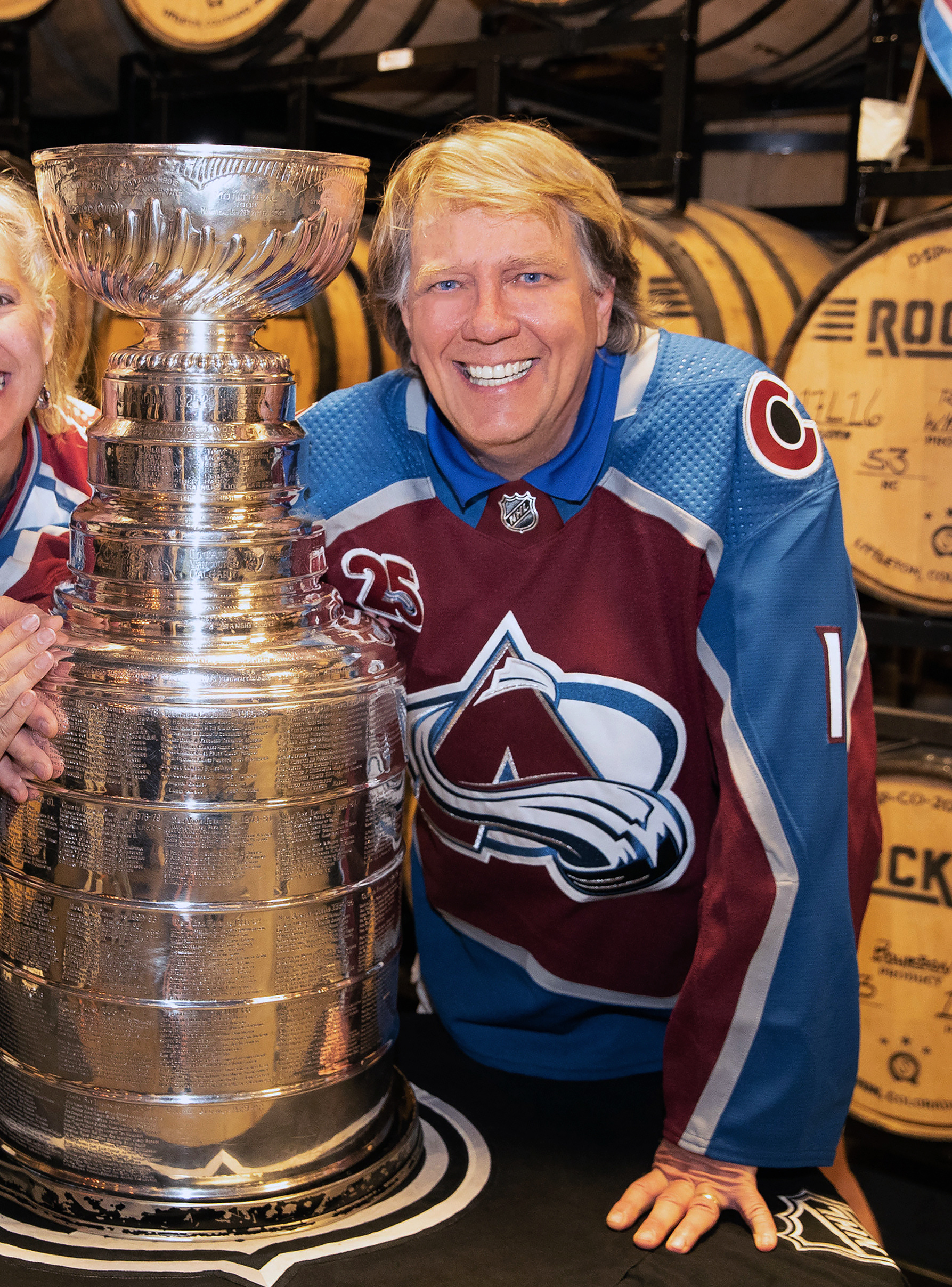 David Topping with Stanley Cup
